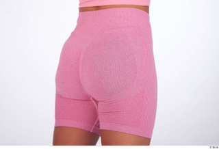 Reeta dressed hips pink short leggings sports thigh 0006.jpg